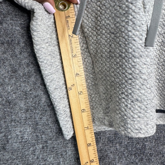 Lululemon Textured Double-Knit Cotton Short Men L 7" Heathered Gull Gray Active - Picture 7 of 11